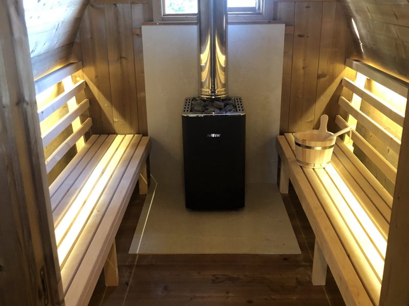 Intérieur sauna